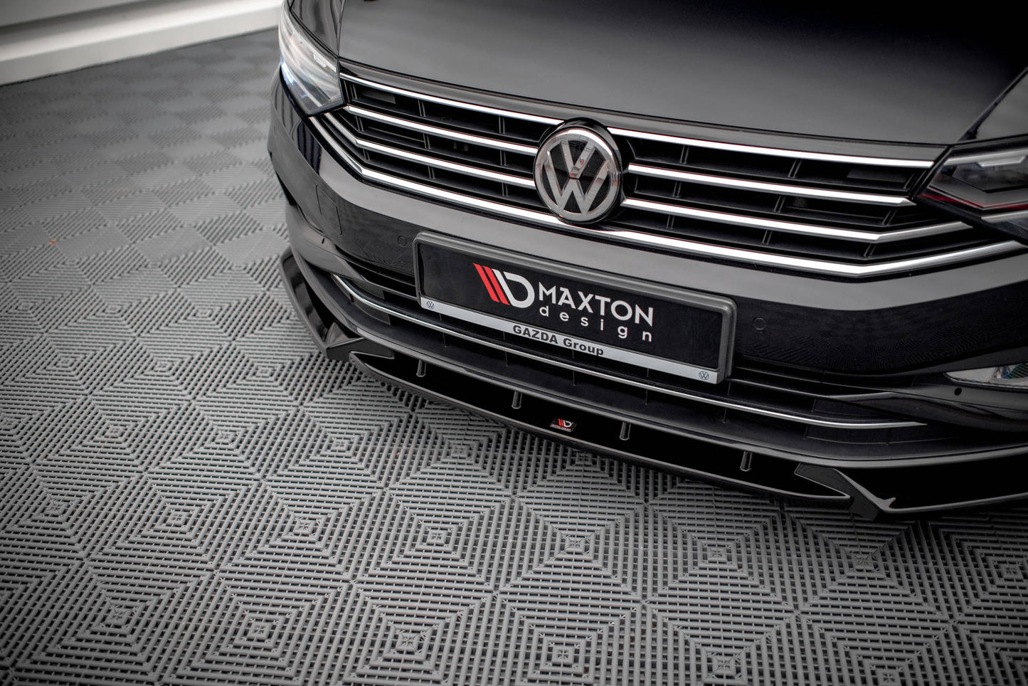 Front splitter v.2 volkswagen passat b8 facelift