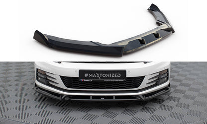 Front splitter v.2 volkswagen scirocco mk3 facelift