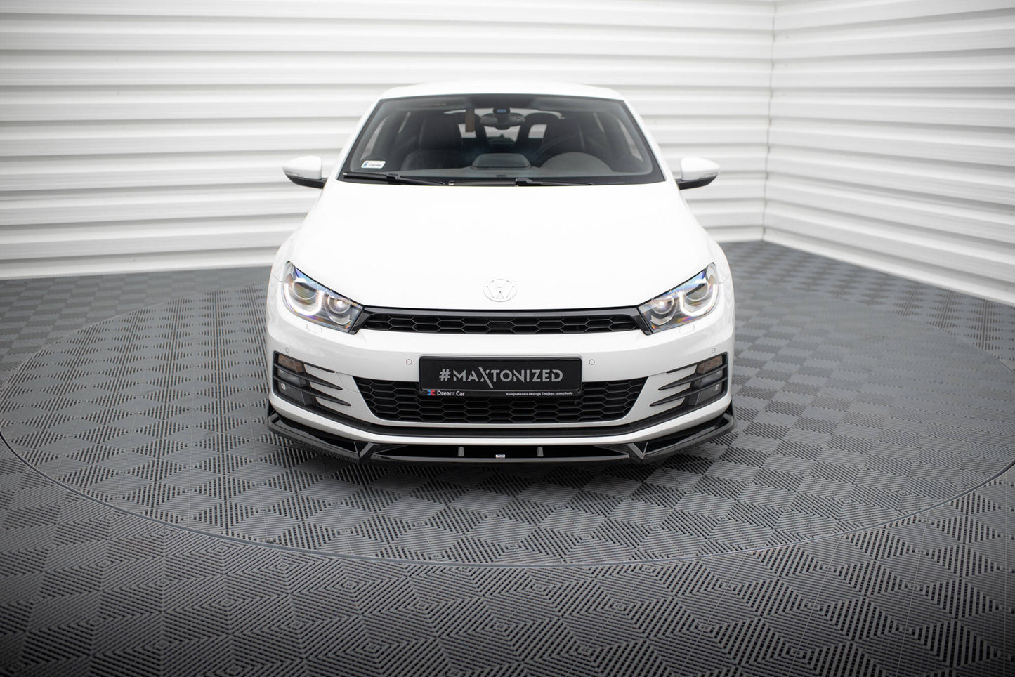 Front splitter v.2 volkswagen scirocco mk3 facelift