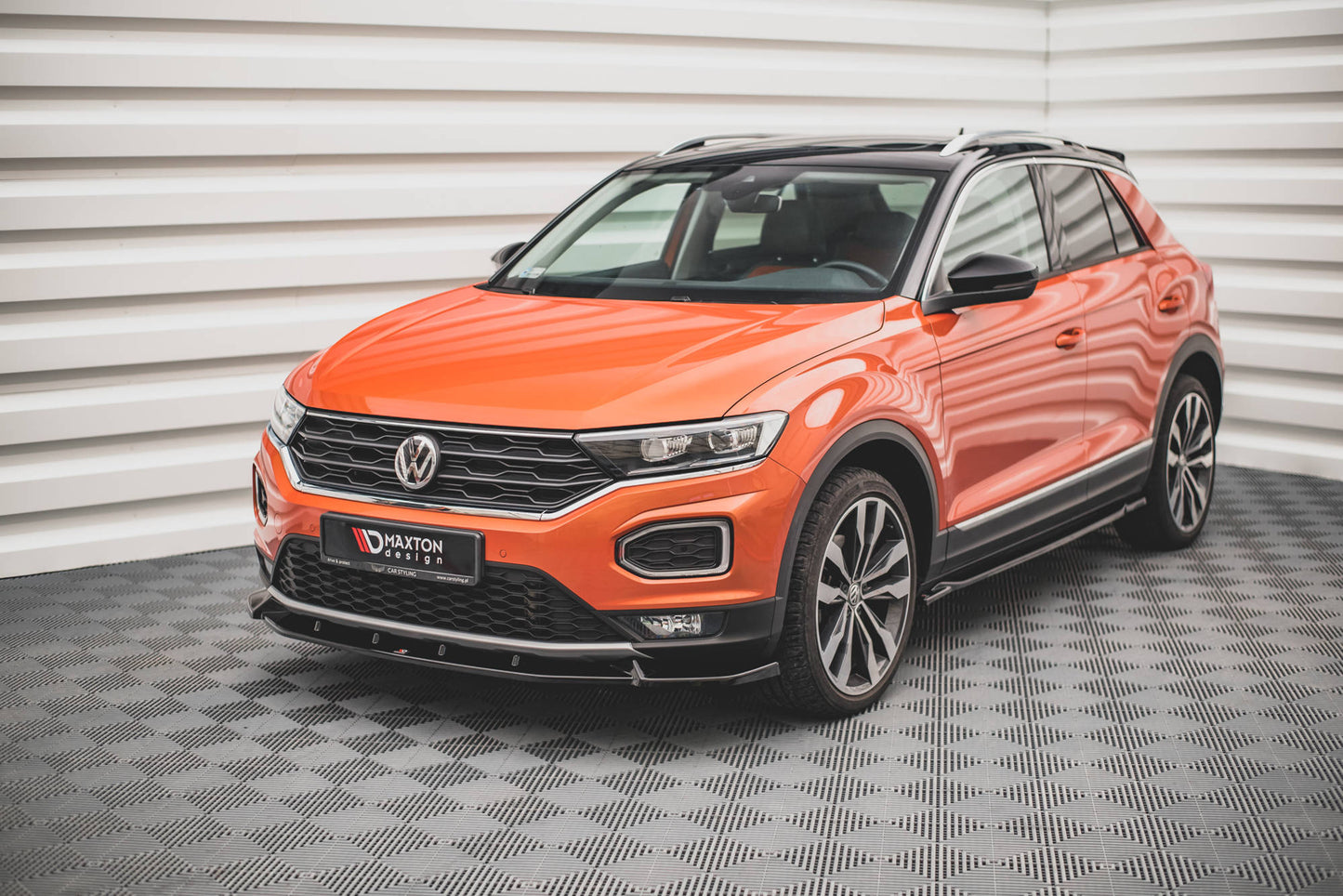 Front splitter v.2 volkswagen t-roc mk1