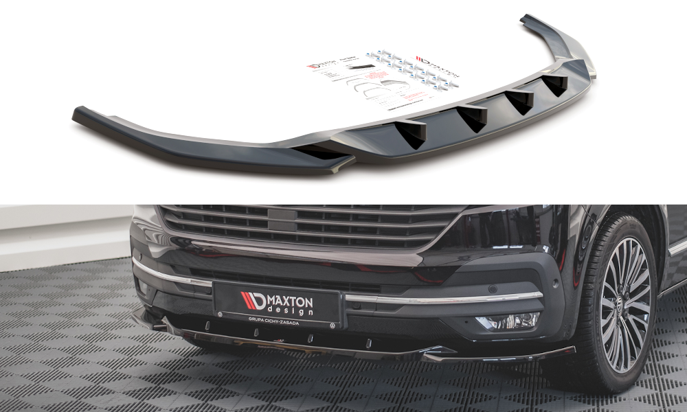 Front splitter v.2 volkswagen t6 facelift