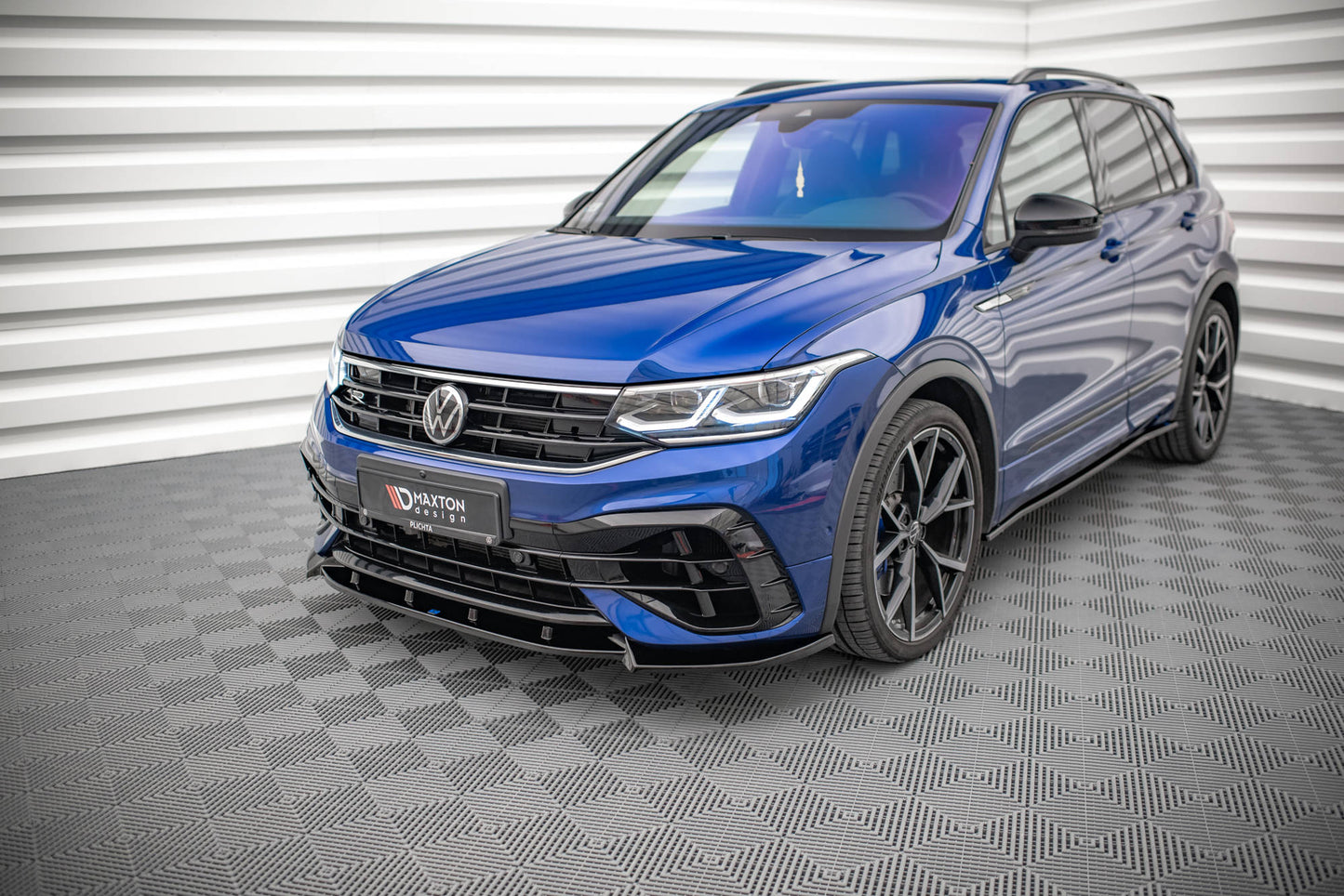 Front splitter v.2 volkswagen tiguan r / r-line mk2 facelift