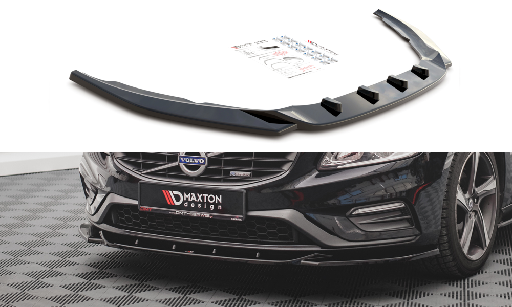 Front splitter v.2 volvo s60 r-design mk2