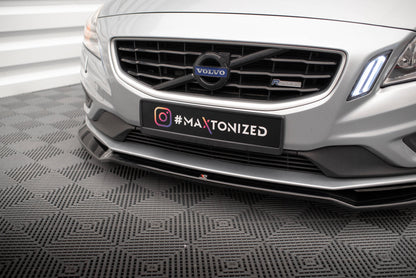 Front splitter v.2 volvo s60 r-design mk2