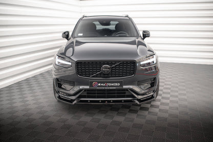 Front splitter v.2 volvo xc90 r-design mk2 facelift