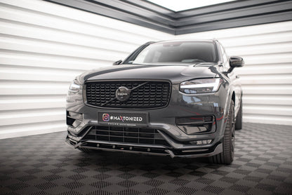 Front splitter v.2 volvo xc90 r-design mk2 facelift