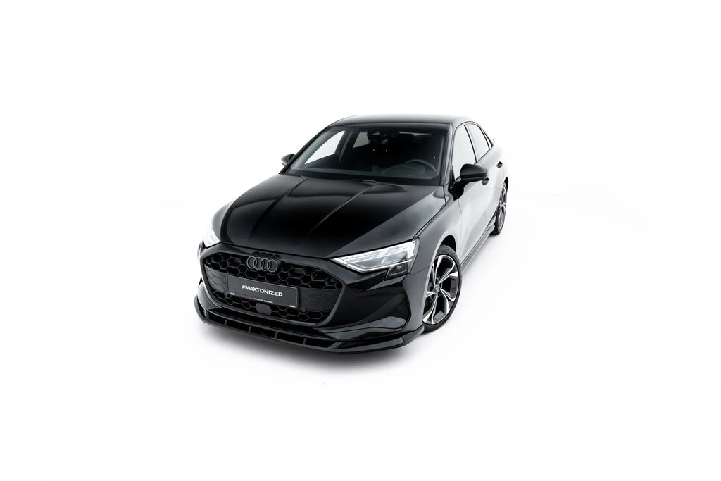 Front splitter v.2 suitable for audi a3 sedan 8y facelift