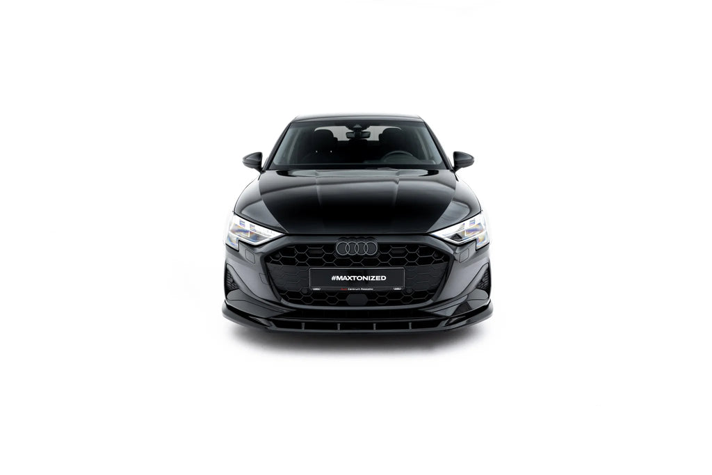 Front splitter v.2 suitable for audi a3 sedan 8y facelift