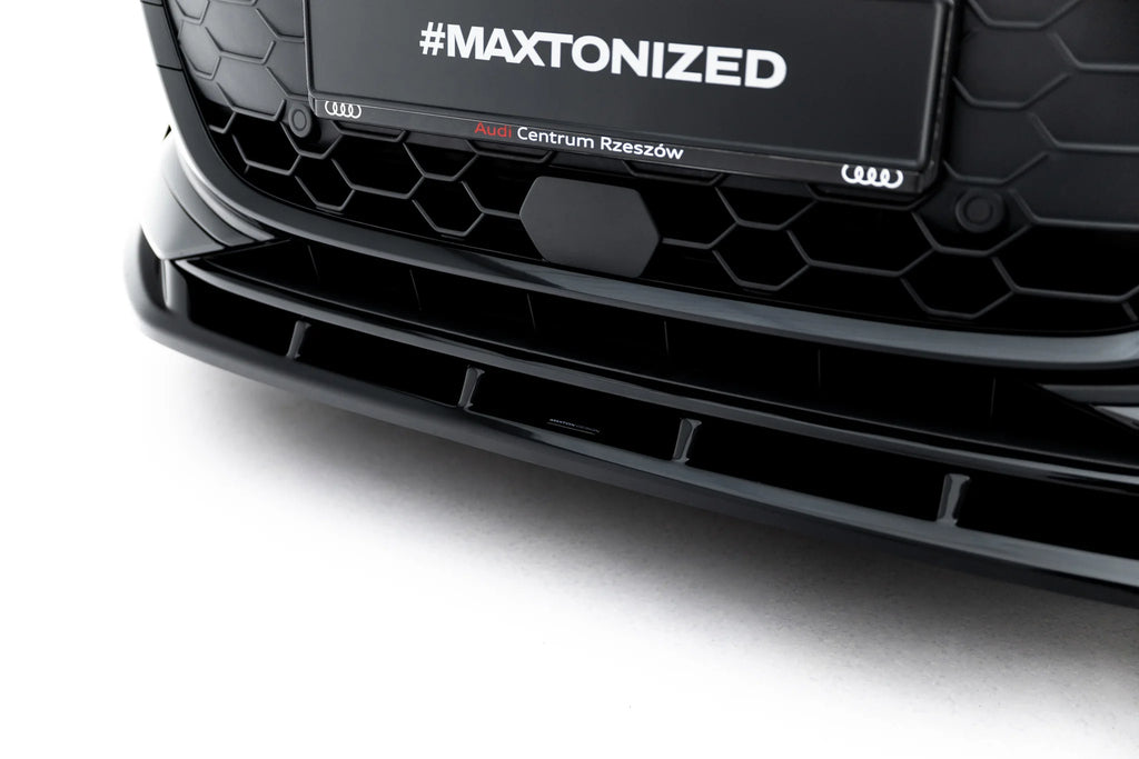 Front splitter v.2 suitable for audi a3 sedan 8y facelift