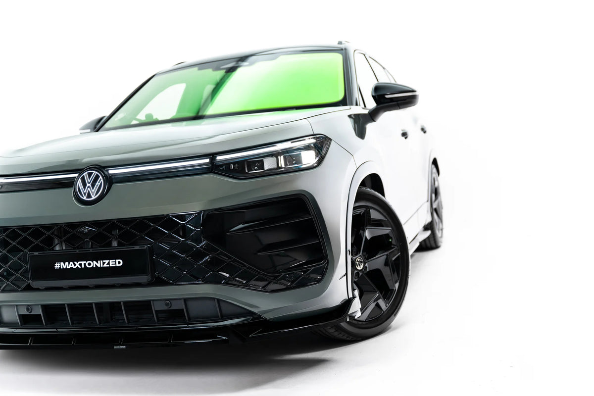 Front splitter v.2 suitable for volkswagen tayron r-line mk1