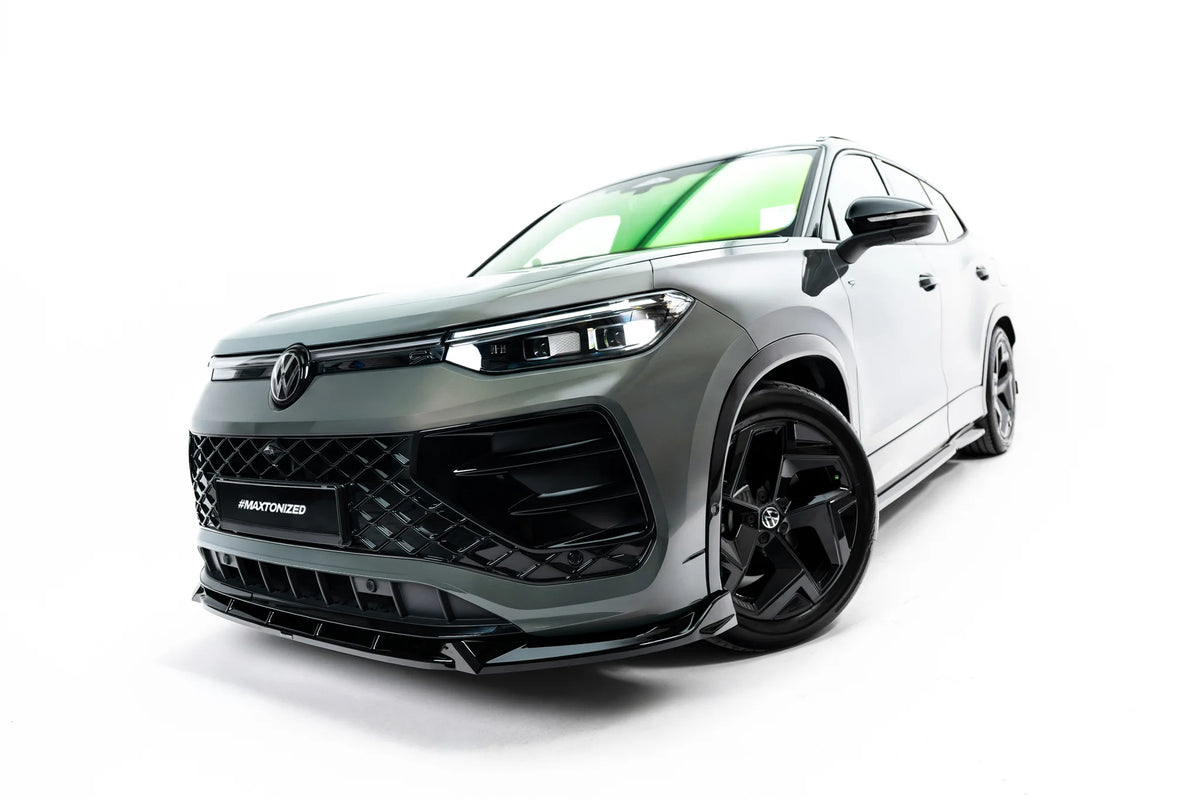 Front splitter v.2 suitable for volkswagen tayron r-line mk1