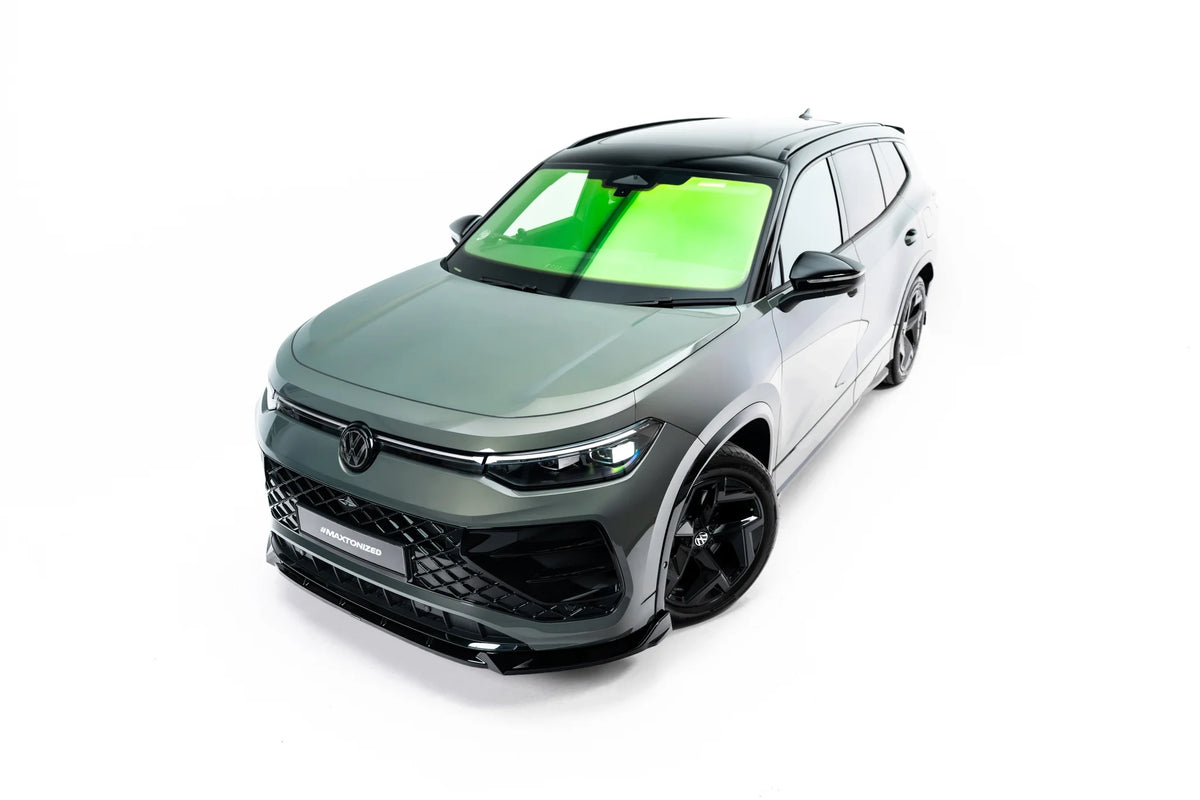 Front splitter v.2 suitable for volkswagen tayron r-line mk1