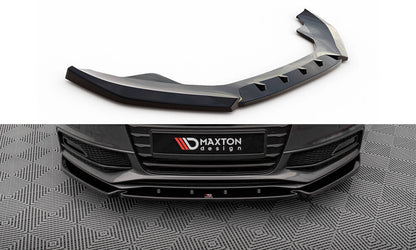 Front splitter v.3 audi a4 s-line / s4 b8 facelift