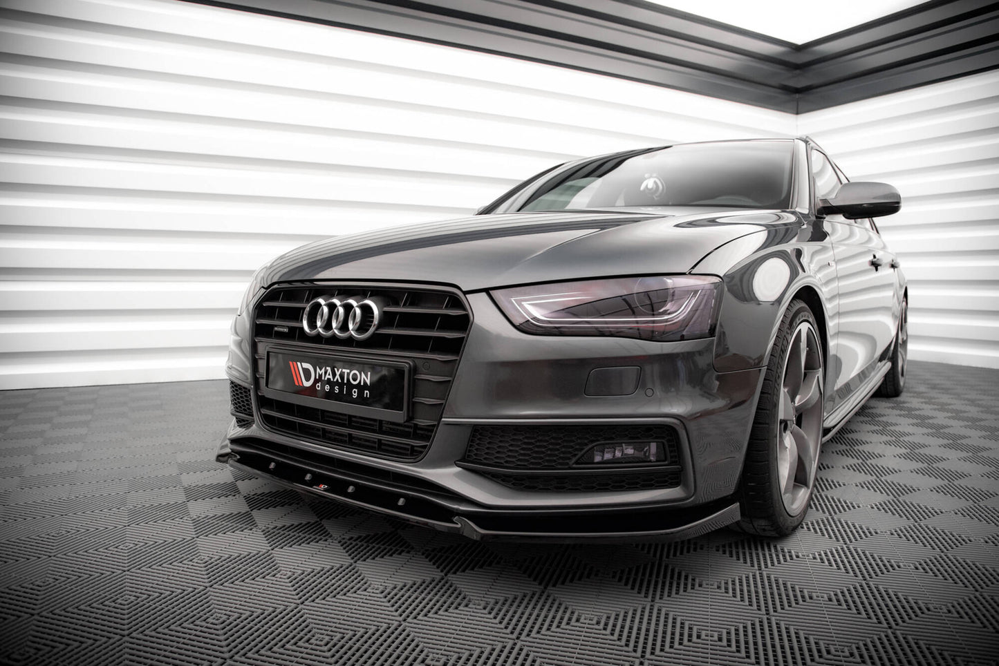Front splitter v.3 audi a4 s-line / s4 b8 facelift