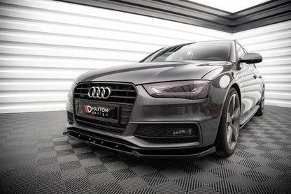 Front splitter v.3 audi a4 s-line / s4 b8 facelift