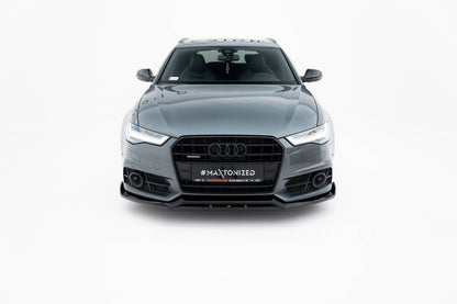 Front splitter v.3 audi a6 / a6 c7 s-line/ s6 c7 facelift
