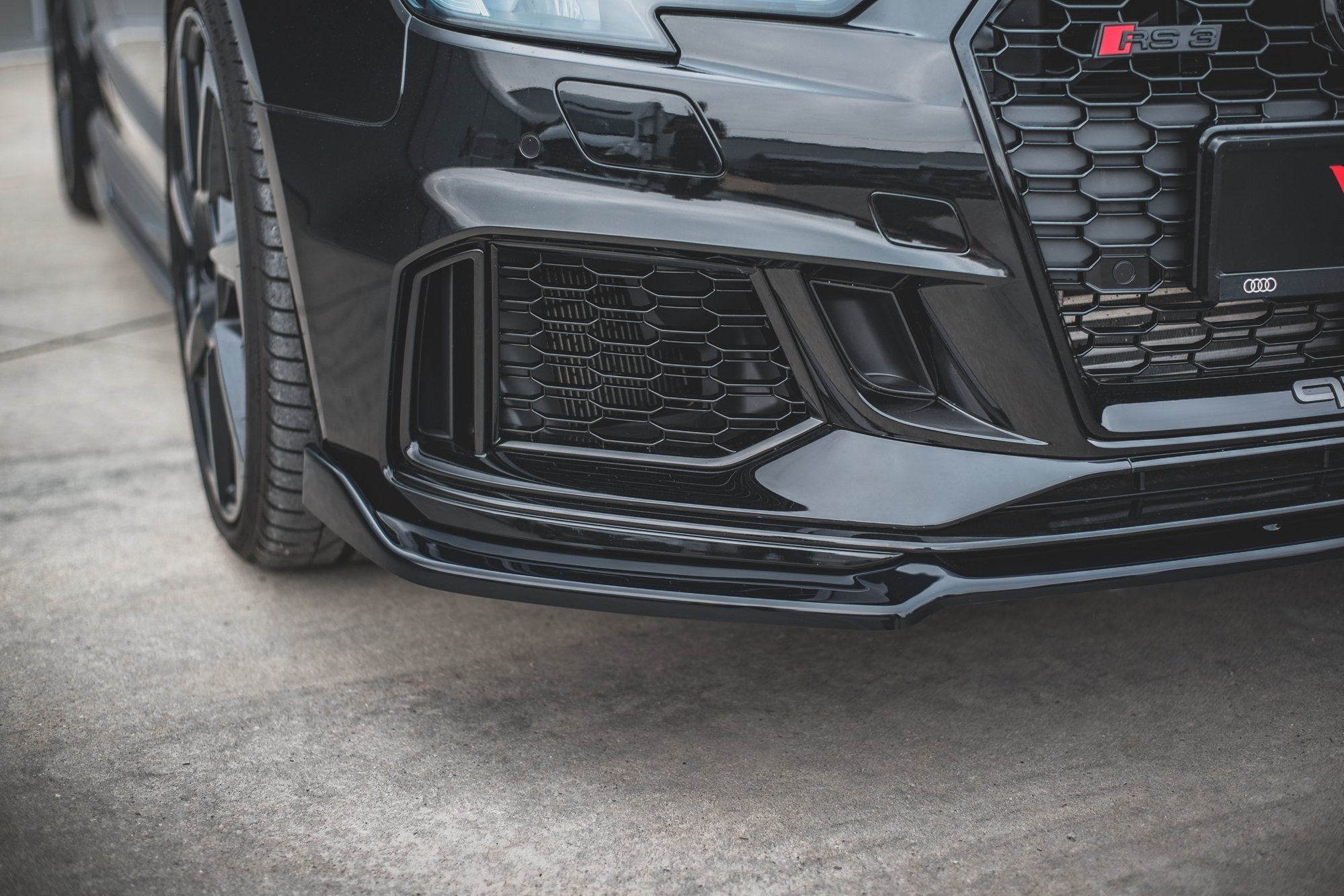 Front splitter v.3 audi rs3 8v fl sportback