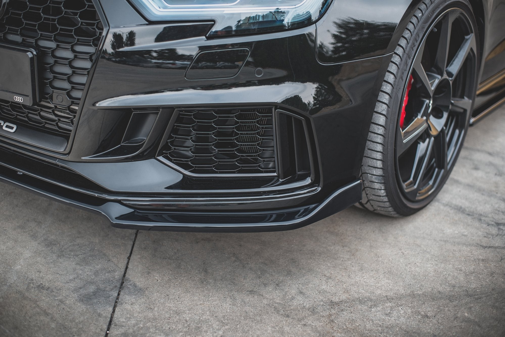 Front splitter v.3 audi rs3 8v fl sportback