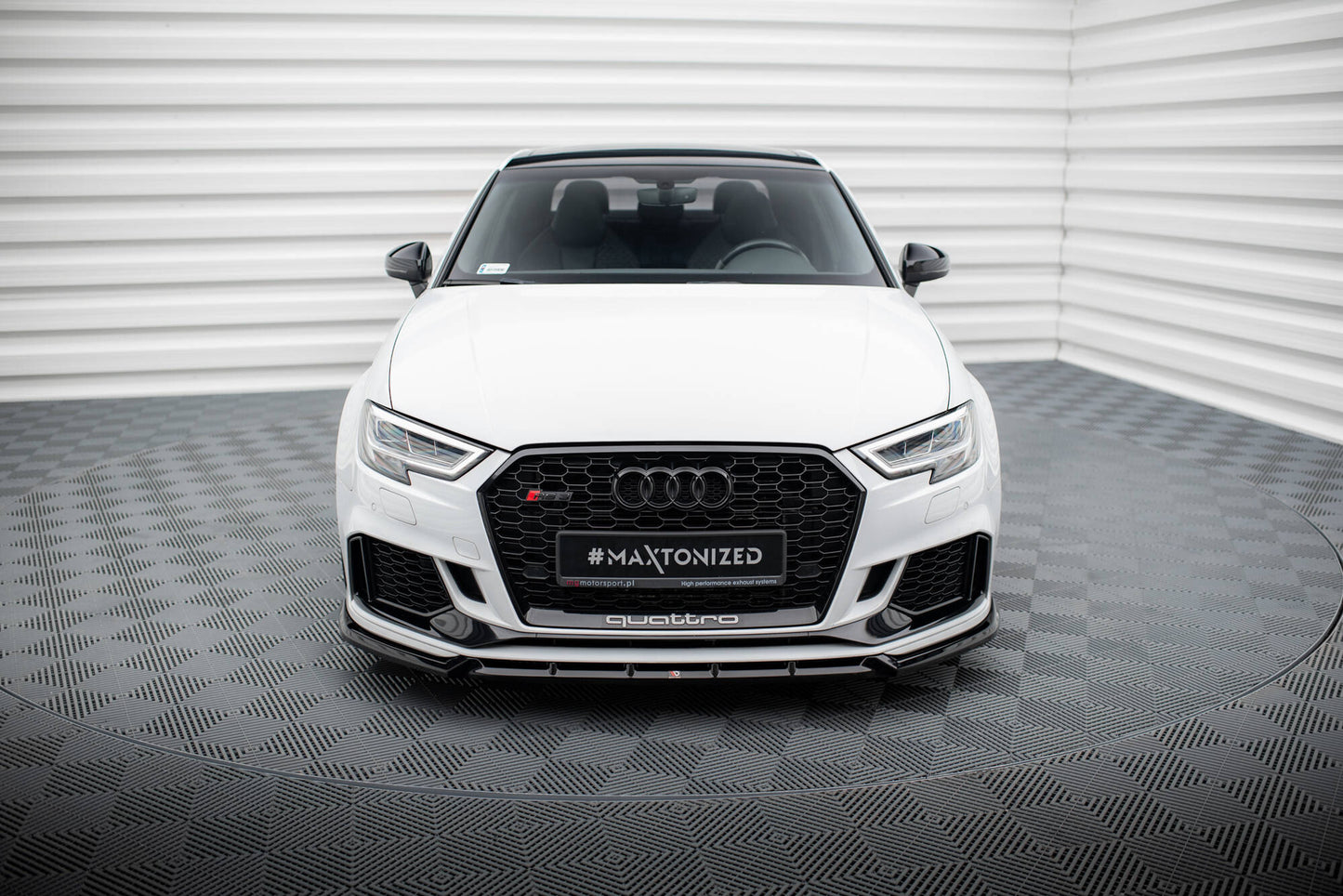 Front splitter v.3 audi rs3 sedan 8v facelift