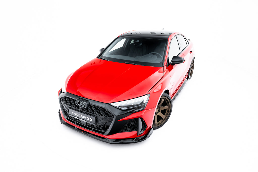 Frontsplitter v.3 Audi RS3 sedan 8y facelift