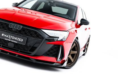 Front splitter v.3 audi rs3 sedan 8y facelift