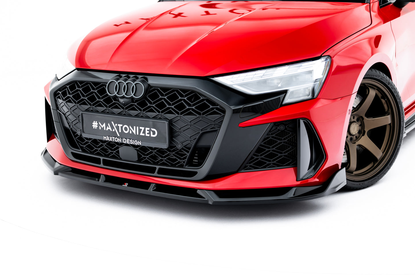Front splitter v.3 audi rs3 sedan 8y facelift