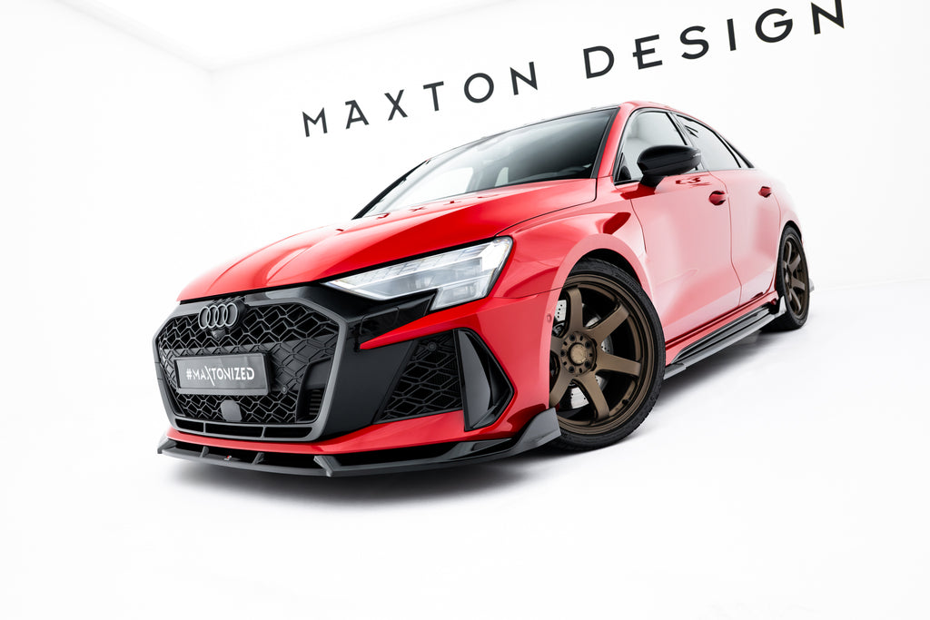 Frontsplitter v.3 Audi RS3 sedan 8y facelift