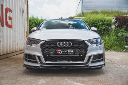 Front splitter v.3 audi s3 / a3 s-line 8v fl sedan