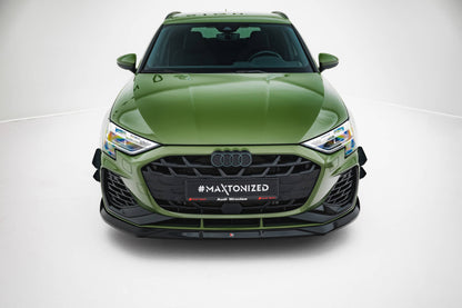 Front splitter v.3 audi s3 sportback / a3 s-line sportback  8y facelift