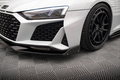 Front splitter v.3 + flaps audi r8 mk2 facelift