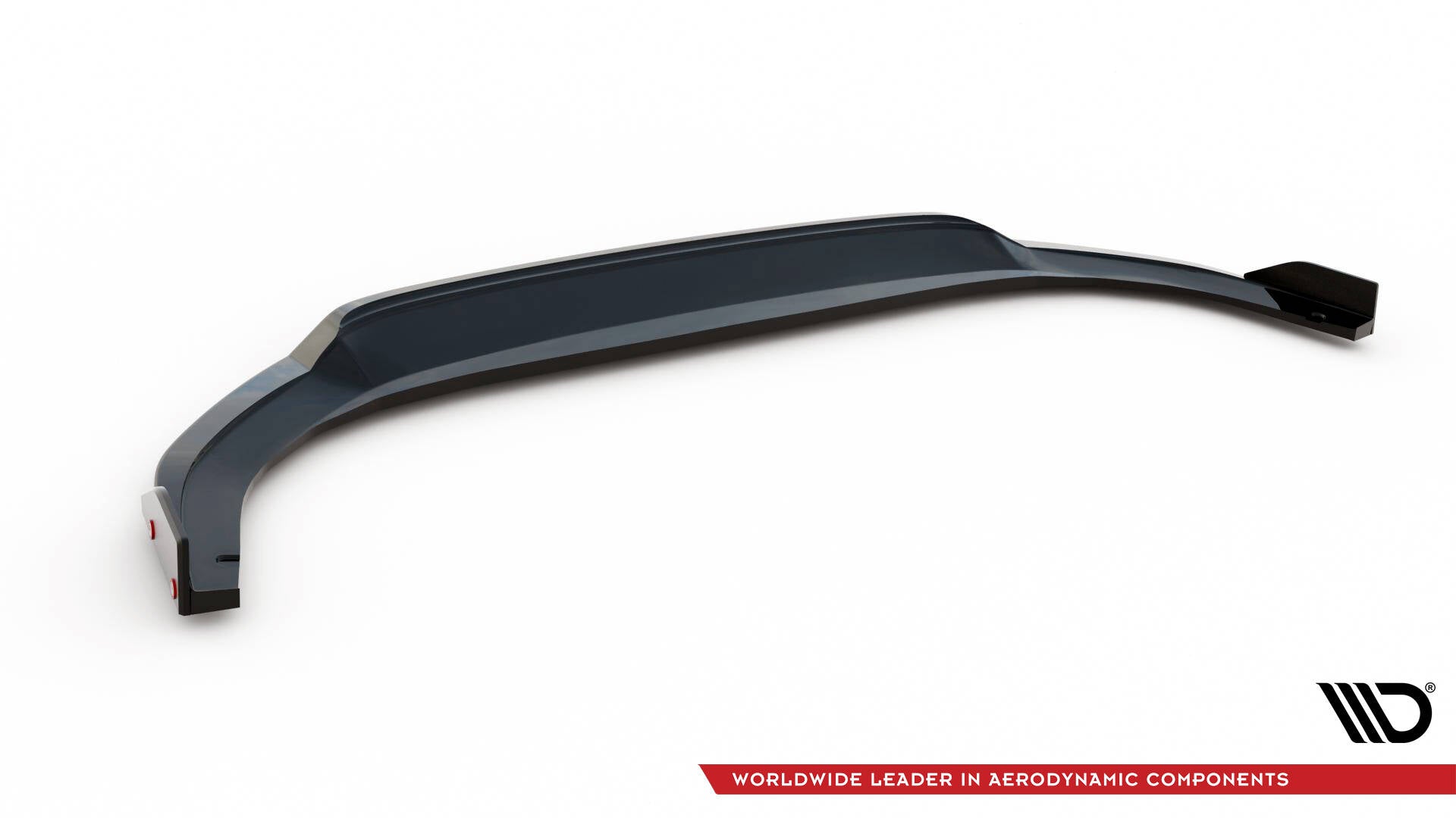 Front splitter v.3 + flaps volkswagen golf gti / gte / r-line mk8 facelift
