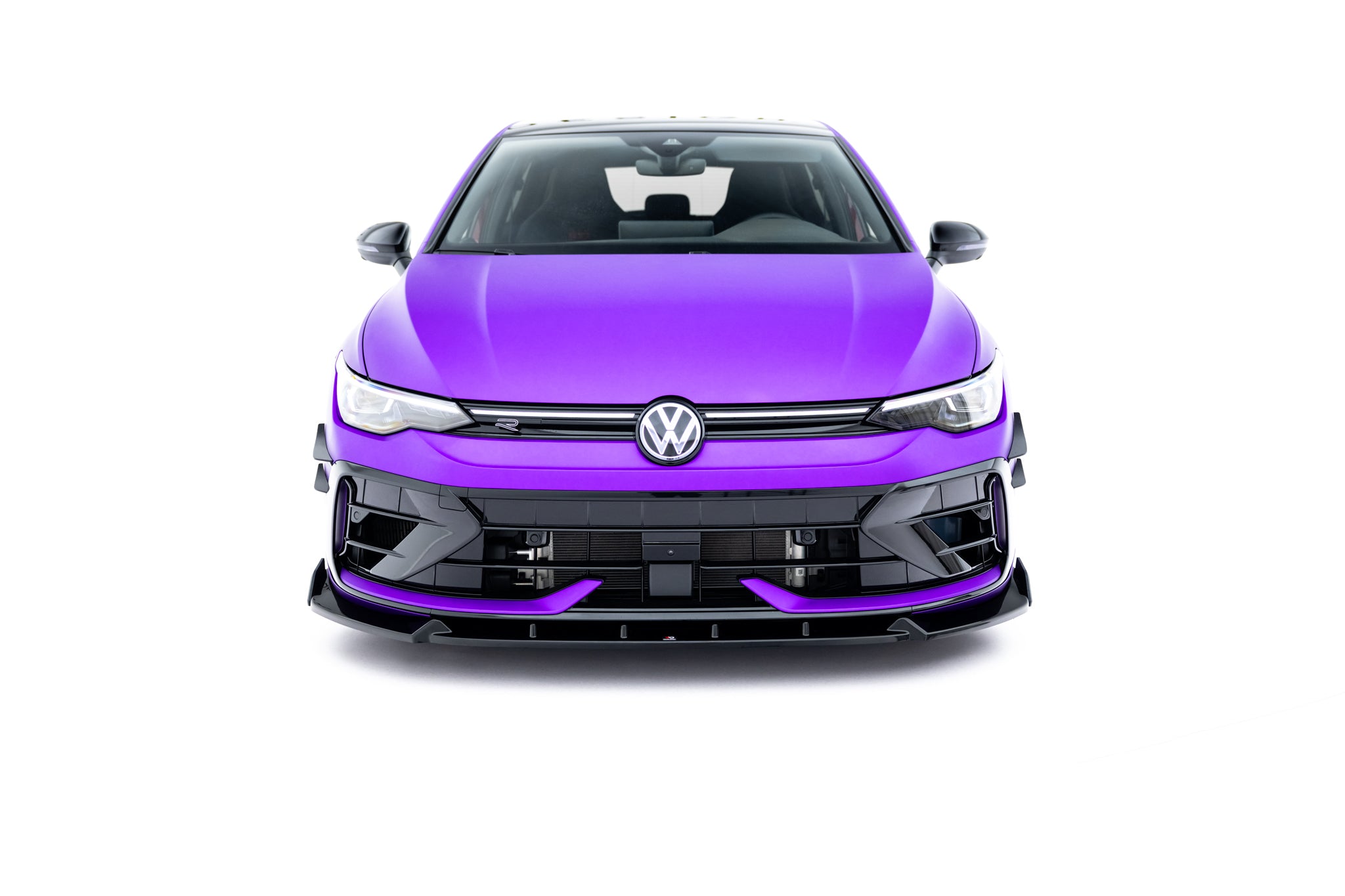 Etuspoileri v.3 + läpät Volkswagen Golf R mk8 facelift