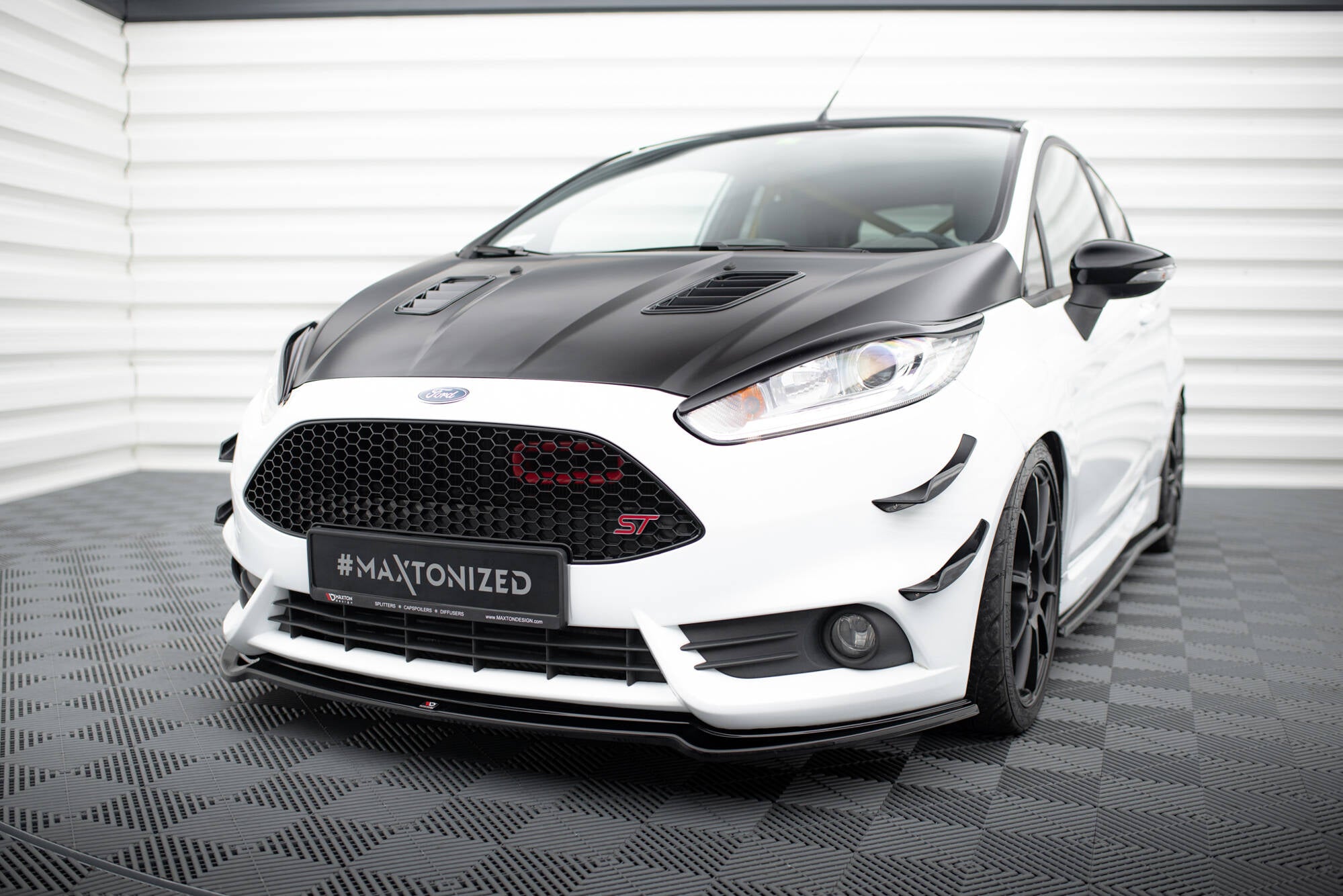 Front splitter v.3 ford fiesta st mk7 fl