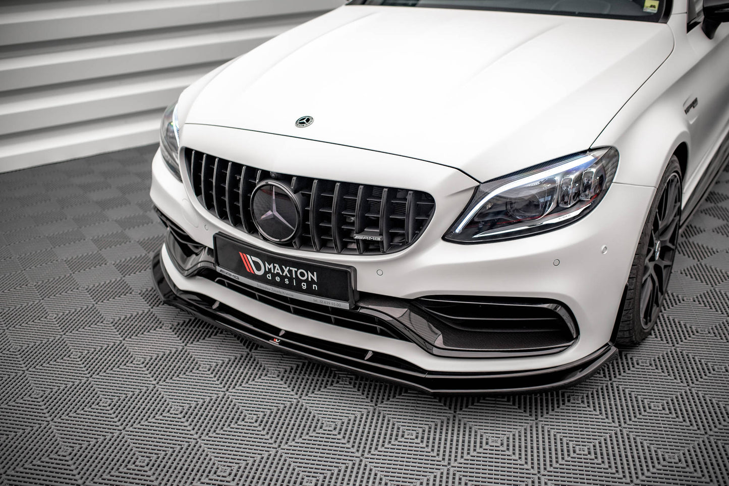 Front splitter v.3 mercedes-amg c63 amg aero pack c205 facelift