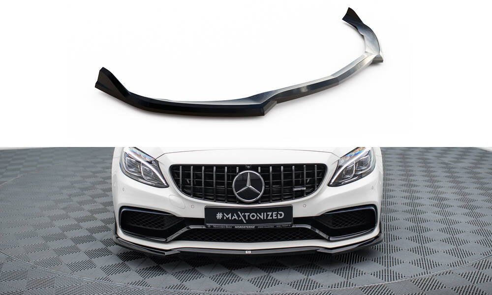Front splitter v.3 mercedes-amg c63 sedan / estate w205 / s205