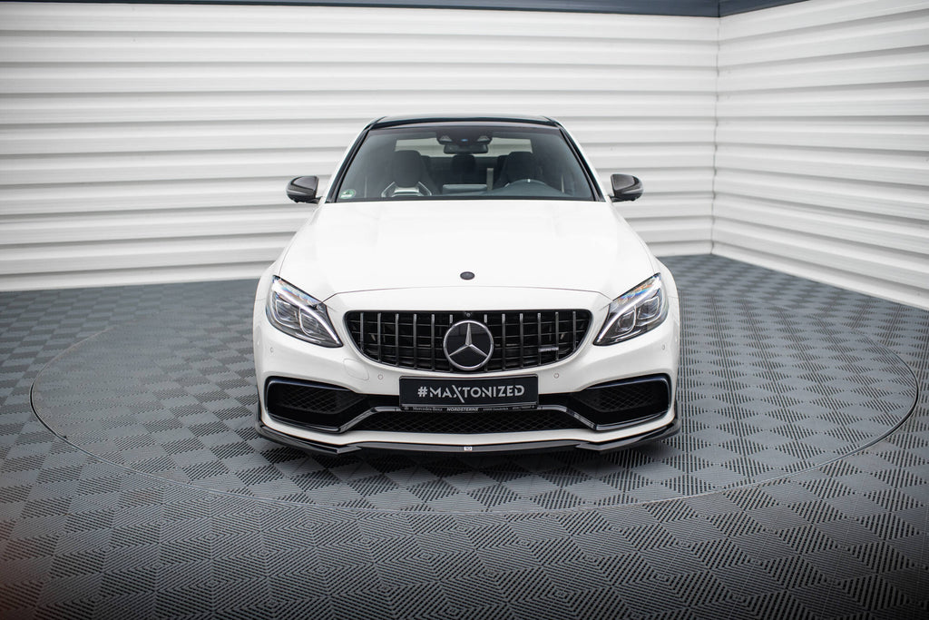 Front splitter v.3 mercedes-amg c63 sedan / estate w205 / s205