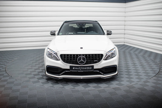 Front splitter v.3 mercedes-amg c63 sedan / estate w205 / s205