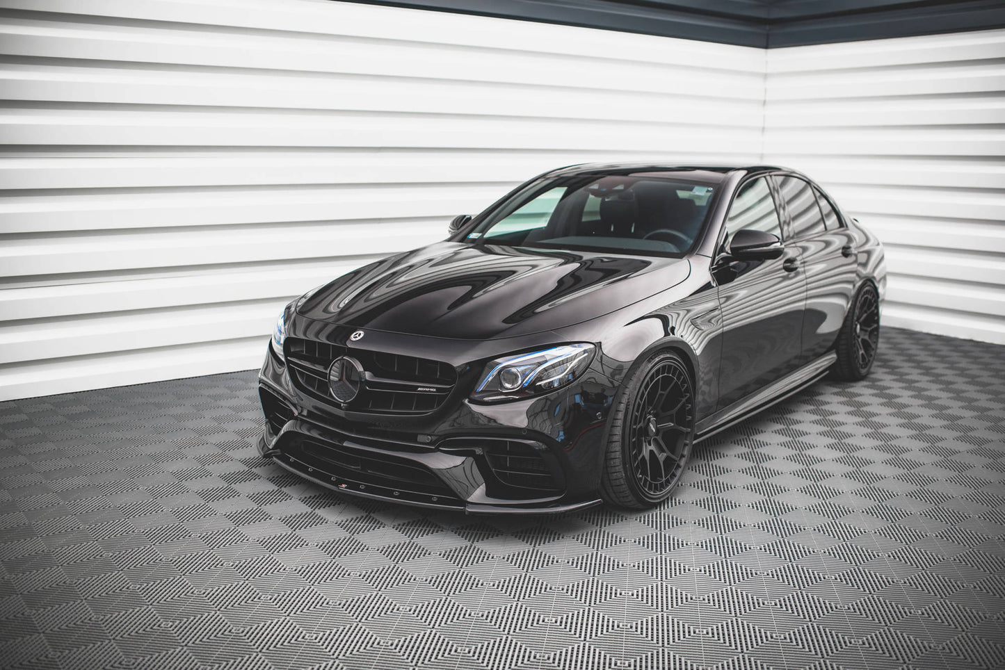 Front splitter v.3 mercedes-benz e63 amg estate/sedan s213/w213