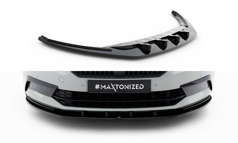 Front splitter v.3 skoda superb liftback / combi mk3