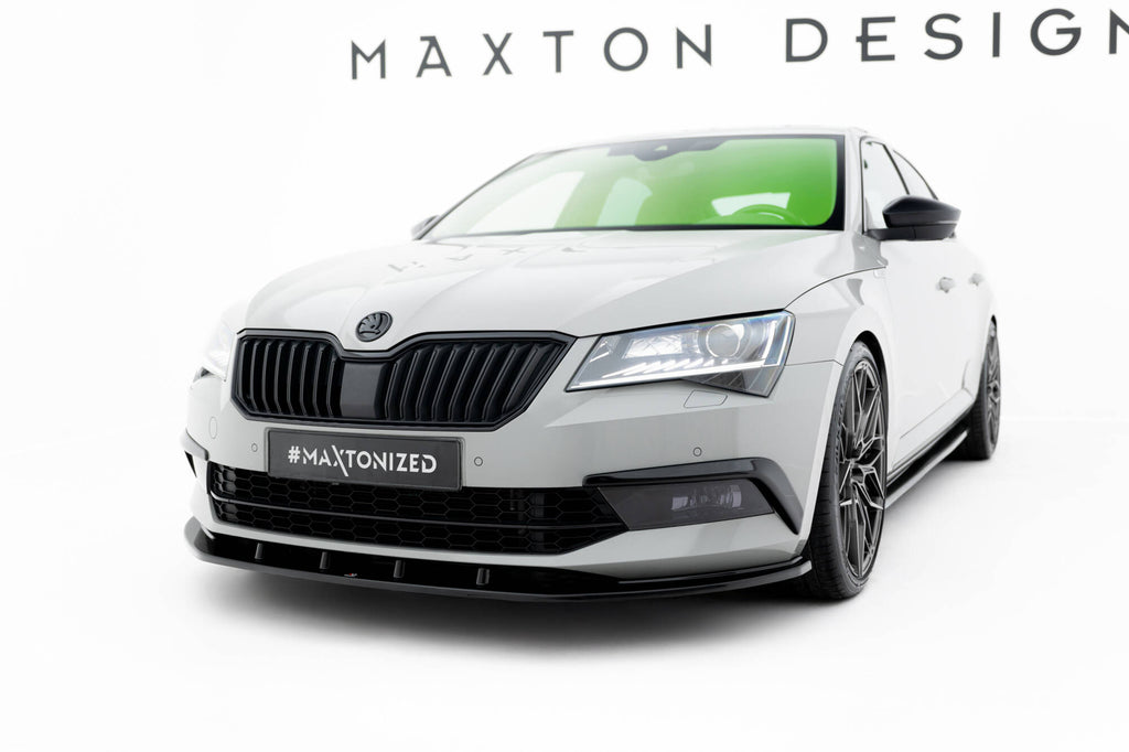 Front splitter v.3 skoda superb liftback / combi mk3