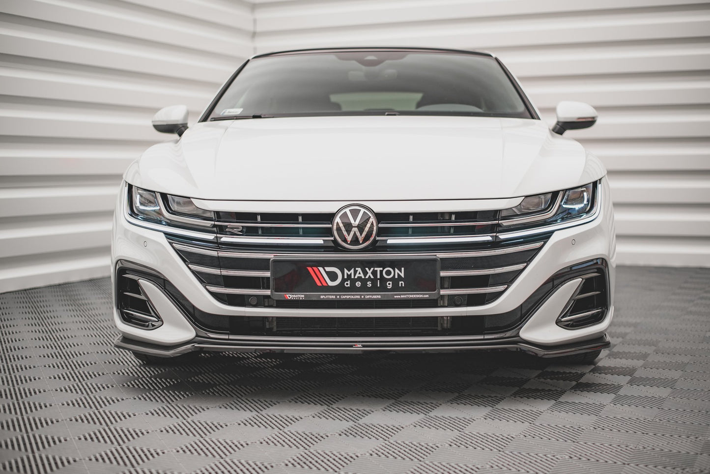 Front splitter v.3 volkswagen arteon r-line facelift