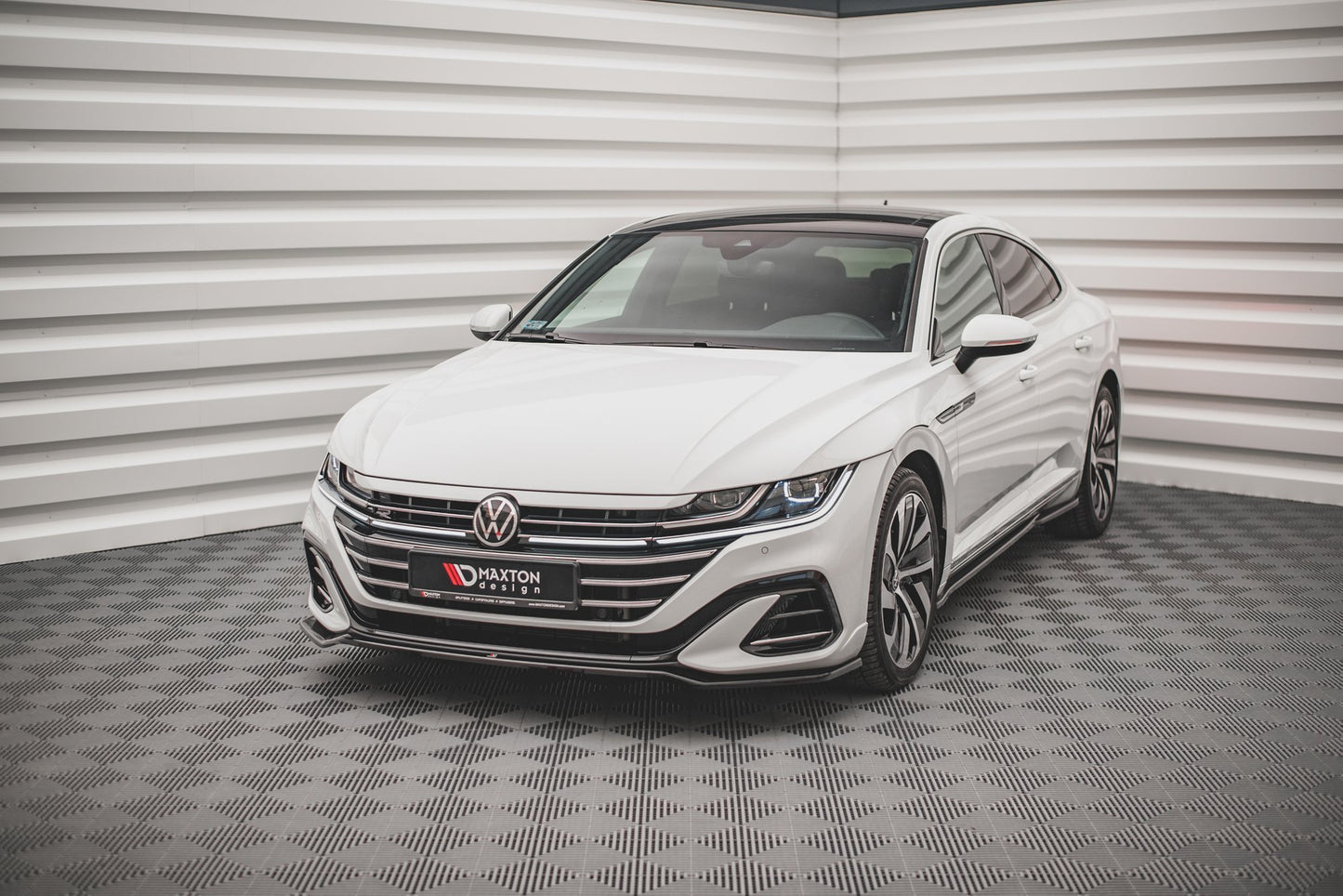 Front splitter v.3 volkswagen arteon r-line facelift