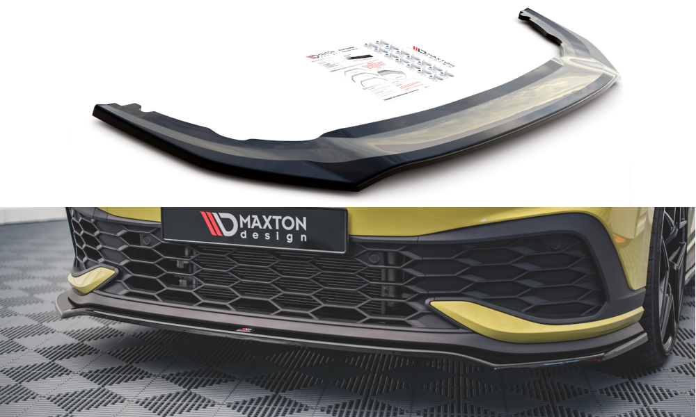 Front splitter v.3 volkswagen golf gti clubsport mk8
