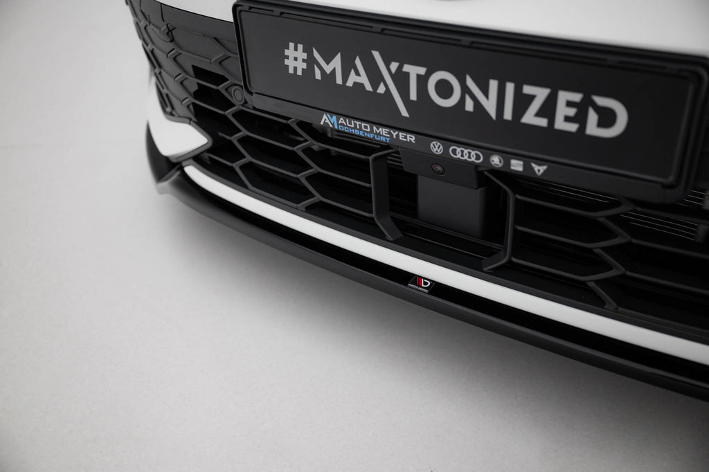 Front splitter v.3 volkswagen golf gti / gte / r-line mk8 facelift