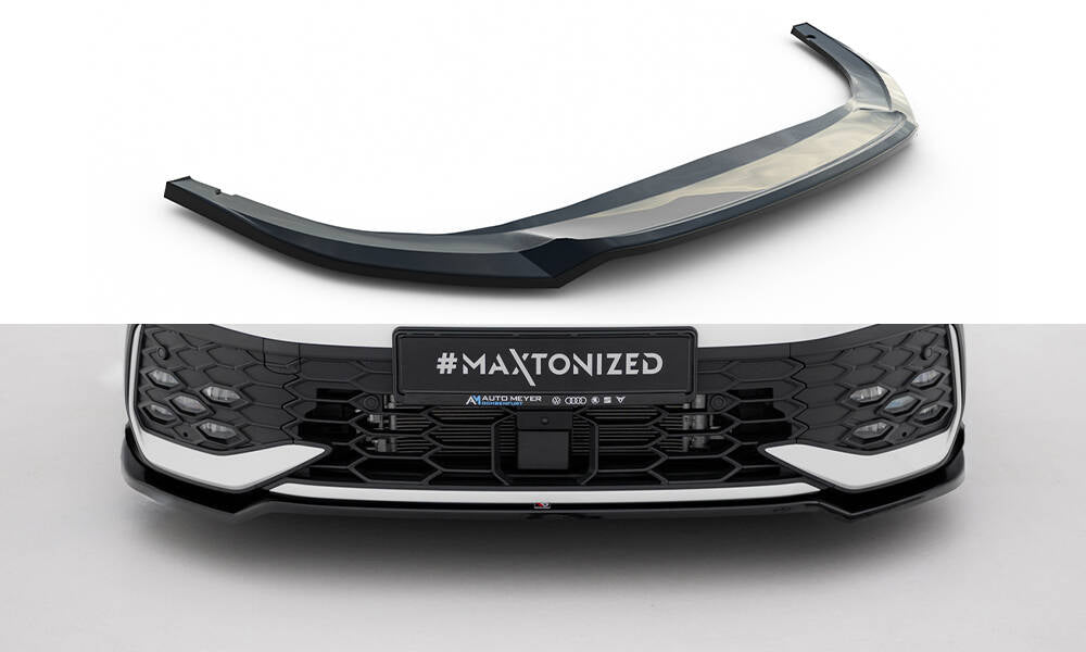 Front splitter v.3 volkswagen golf gti / gte / r-line mk8 facelift