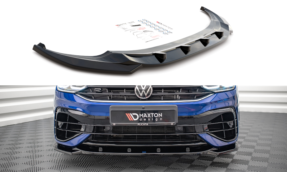 Front splitter v.3 volkswagen tiguan r / r-line mk2 facelift