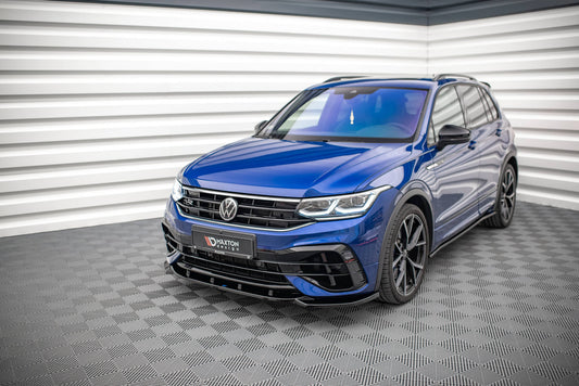 Front splitter v.3 volkswagen tiguan r / r-line mk2 facelift