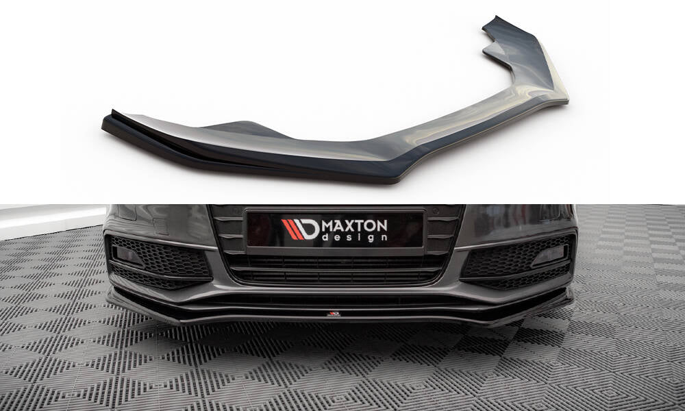 Front splitter v.4 audi a4 s-line / s4 b8 facelift