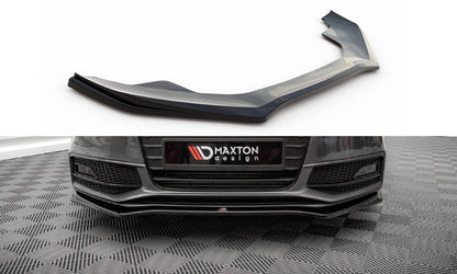Front splitter v.4 audi a4 s-line / s4 b8 facelift