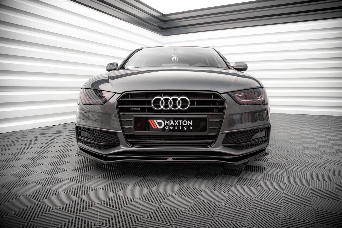 Front splitter v.4 audi a4 s-line / s4 b8 facelift